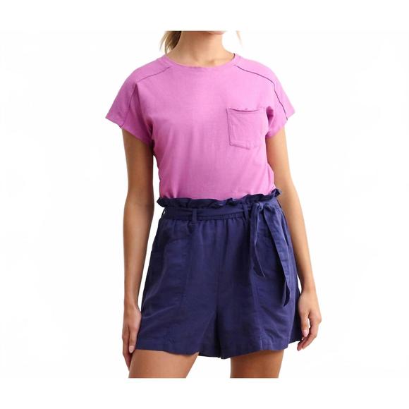 NEW HATLEY ella pocket top in spring crocus pink - Picture 1 of 3